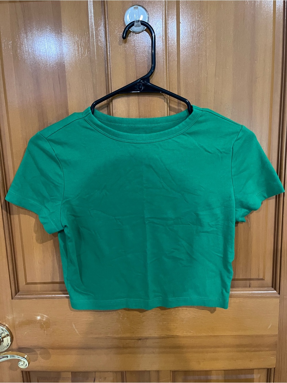 wild fable Green Crewneck Crop Tee